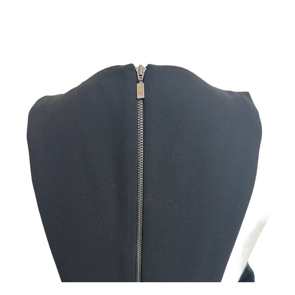 Zara Woman M Simple Black Business Casual Shift Dress Sleeveless Made in Spain - Picture 5 of 6